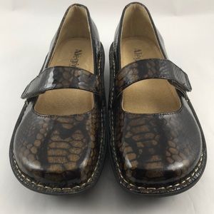 Alegria Leather Mary Jane Shoes